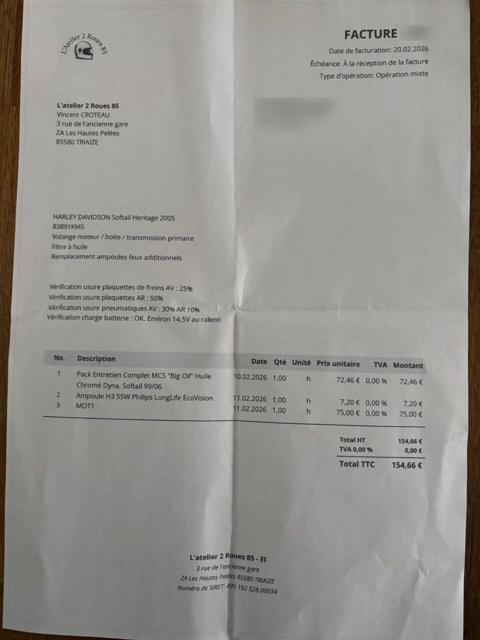 Photo HARLEY DAVIDSON 1450