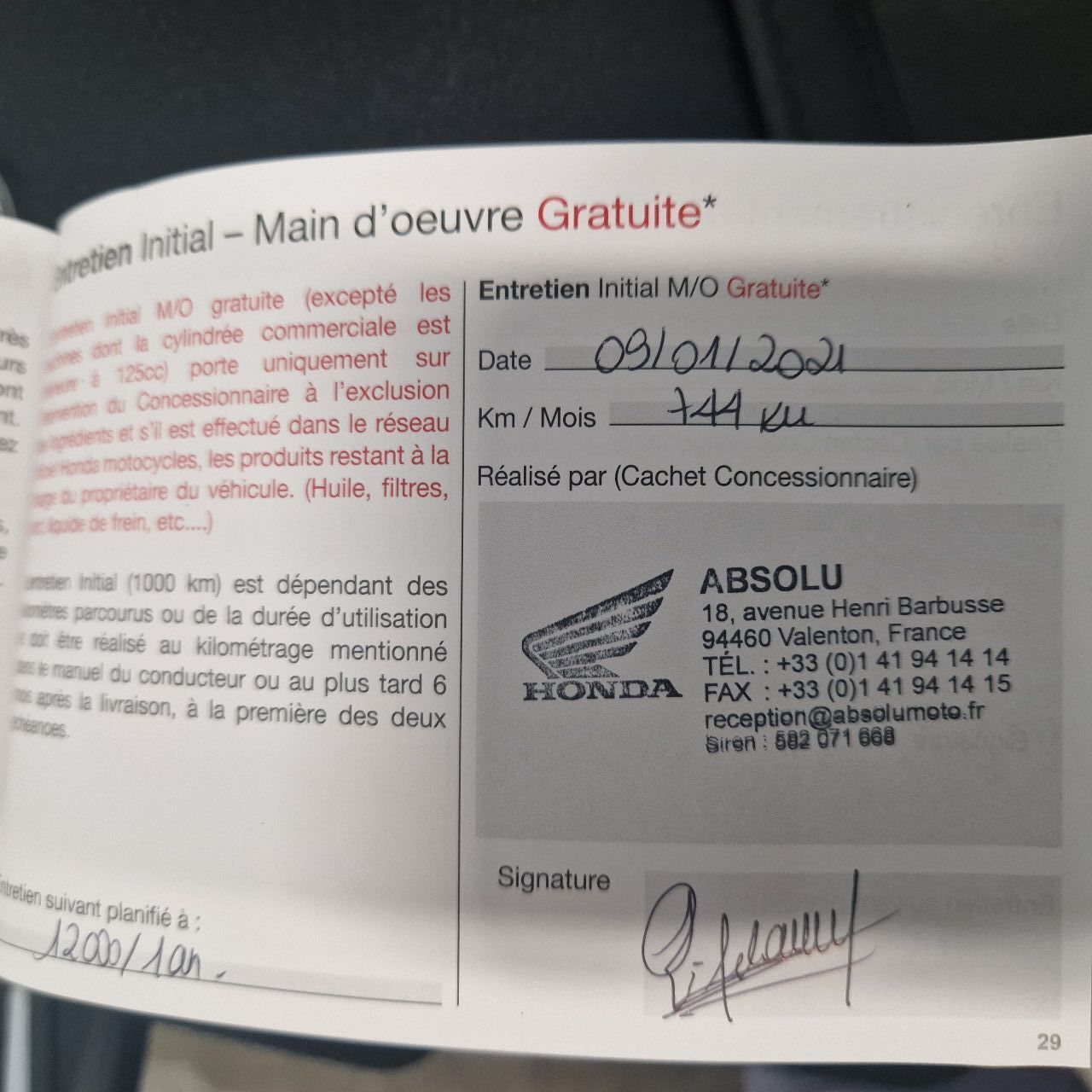 Photo HONDA CB 650 RA