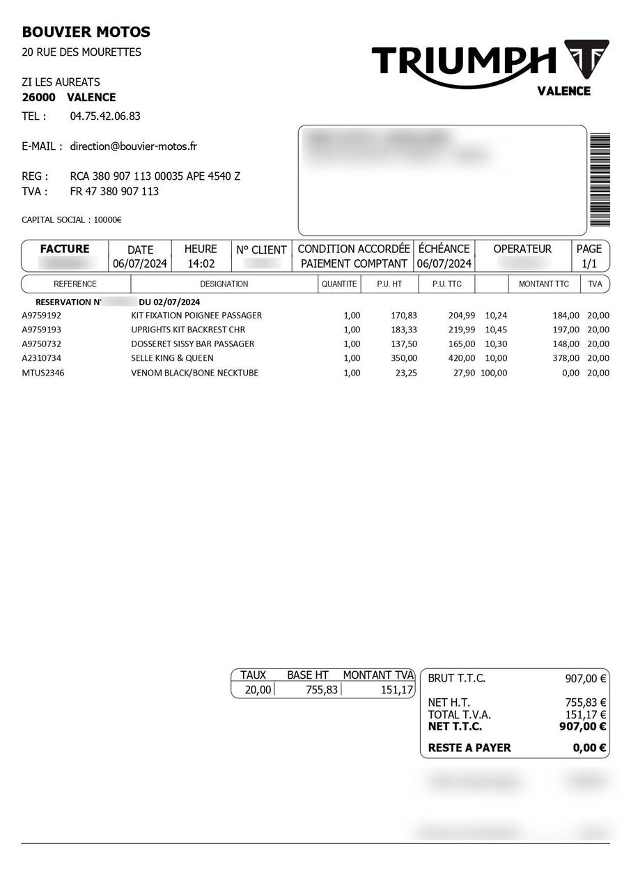 Photo TRIUMPH BONNEVILLE ABS