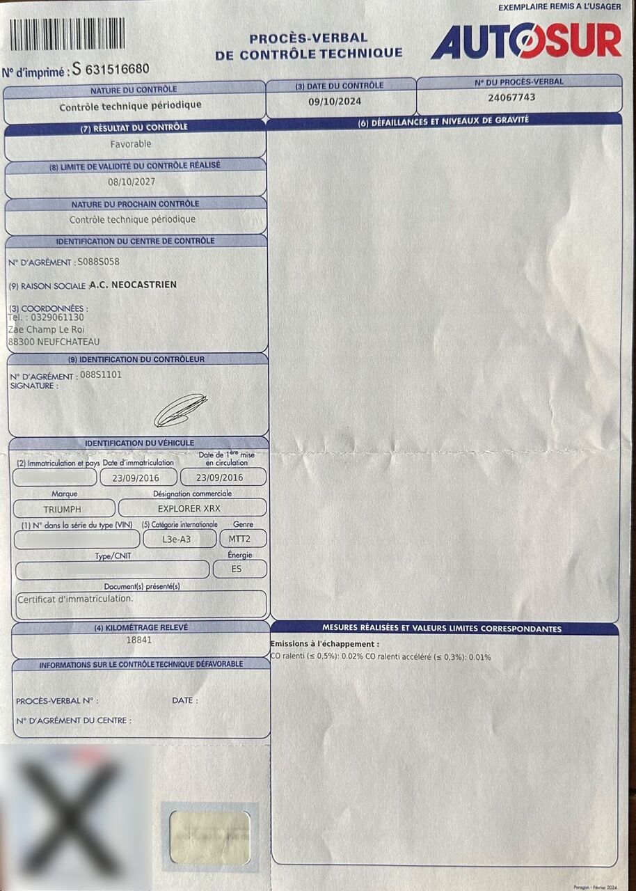 Photo TRIUMPH TIGER 1200 XRX