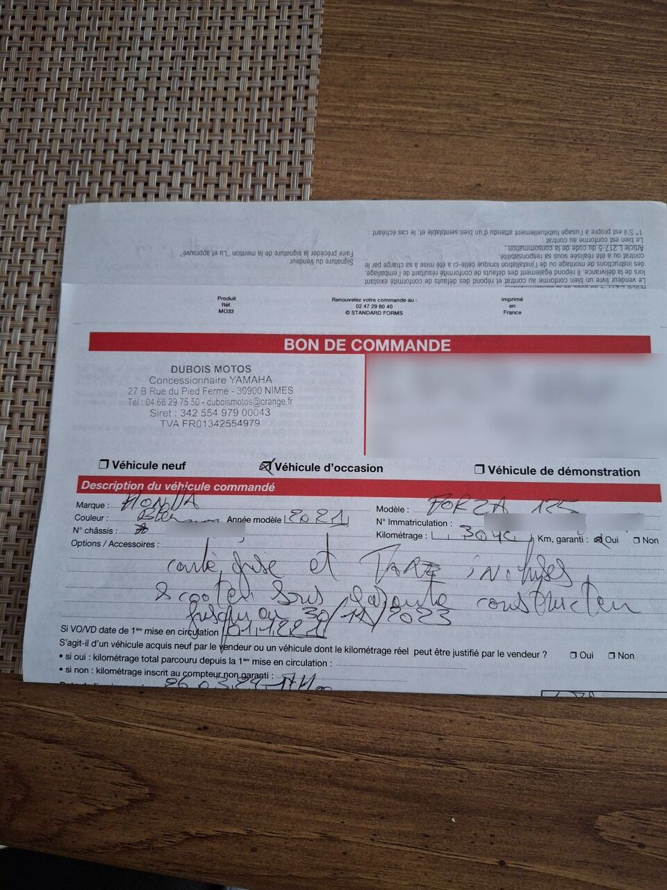 Photo HONDA FORZA 125 ABS