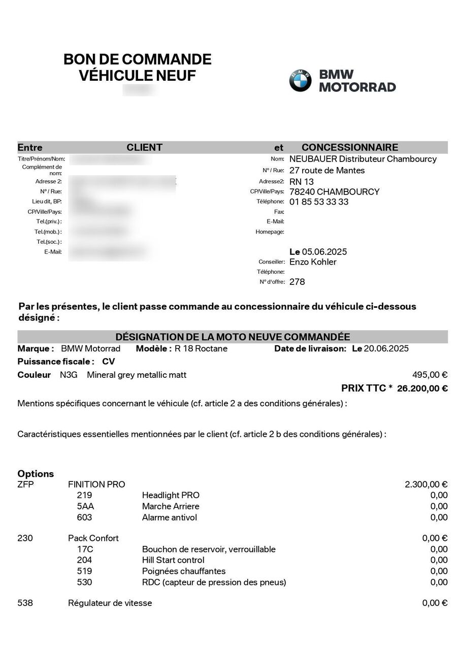 Photo BMW R18 ROCTANE