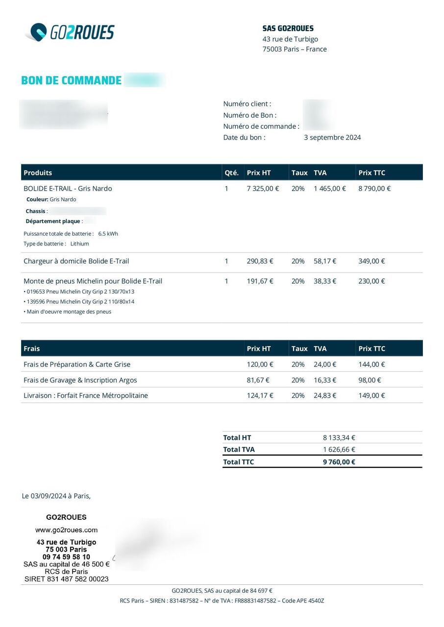 Photo BOLIDE E-TRAIL - 125