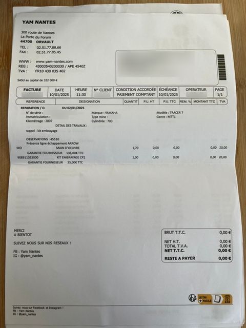 Photo YAMAHA TRACER 7 GT