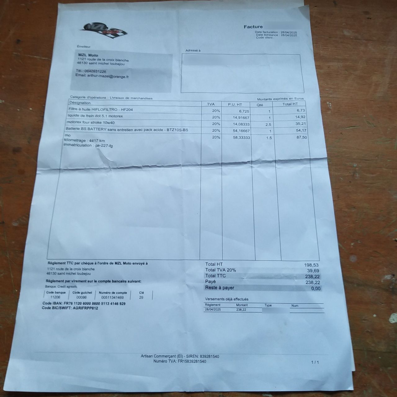 Photo YAMAHA XSR 700 ABS