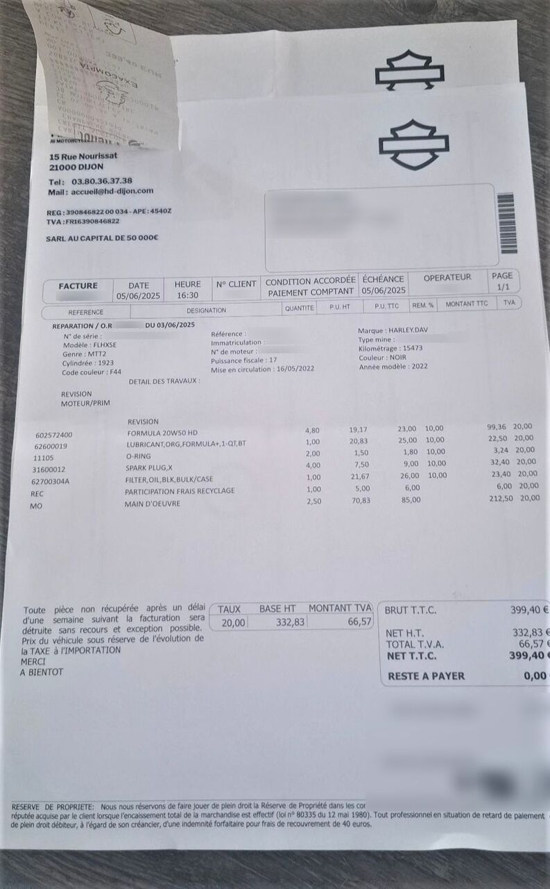 Photo HARLEY DAVIDSON CVO