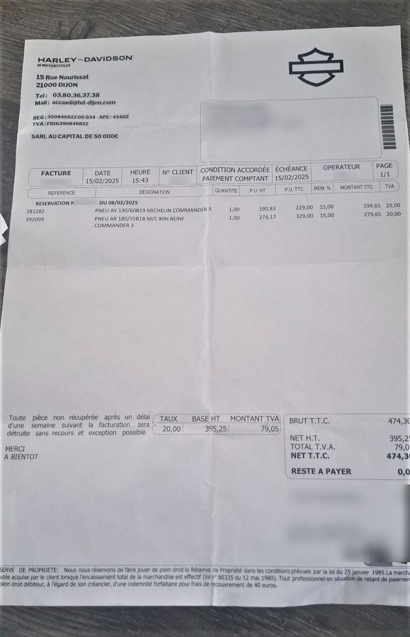 Photo HARLEY DAVIDSON CVO