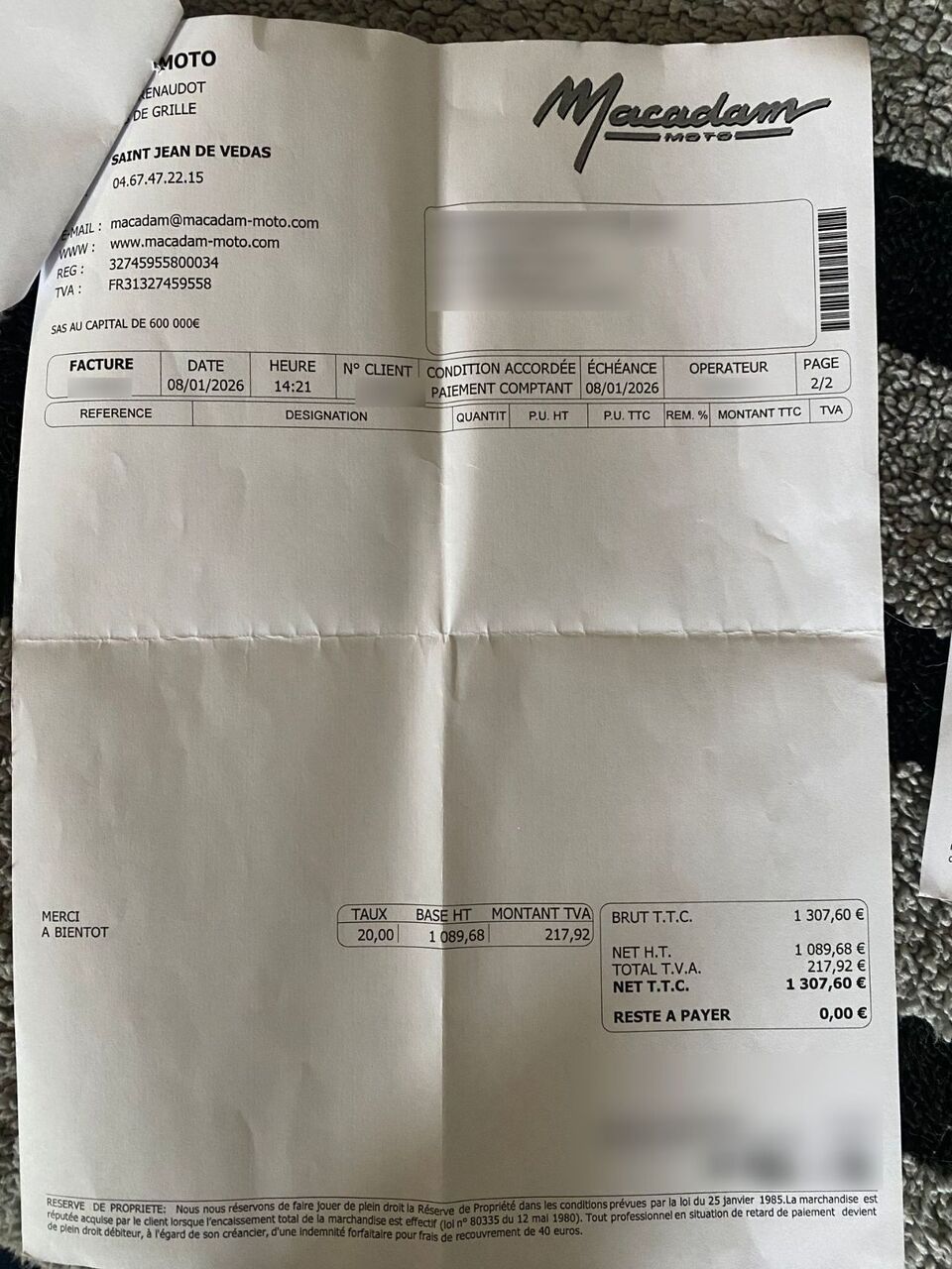 Photo HARLEY DAVIDSON GLIDE