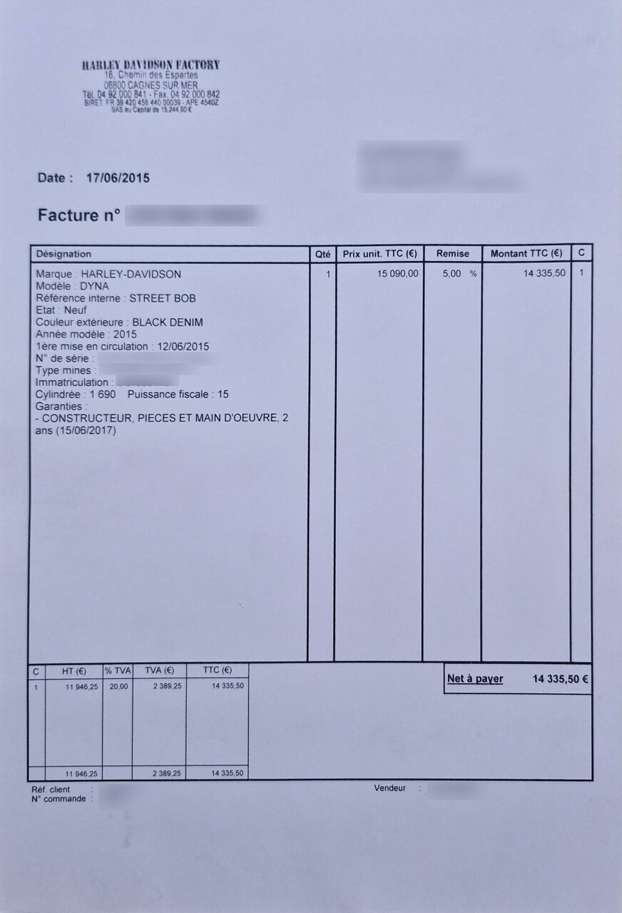 Photo HARLEY DAVIDSON STREET