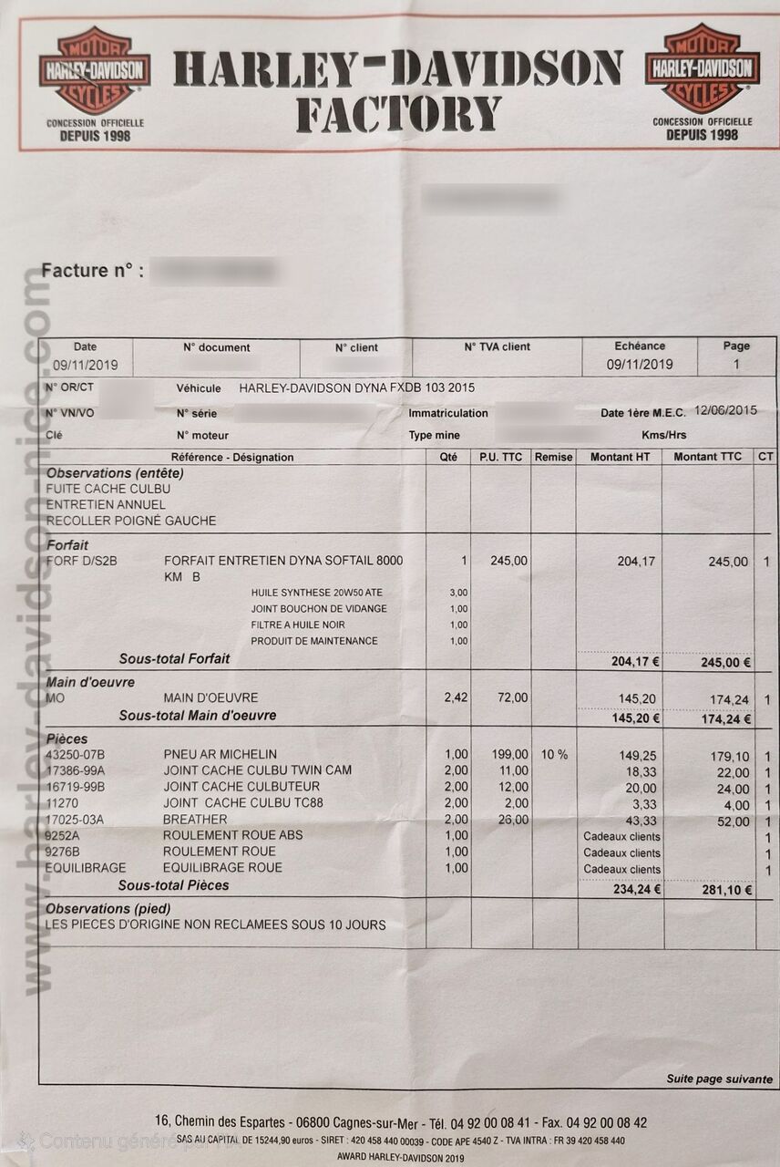 Photo HARLEY DAVIDSON STREET