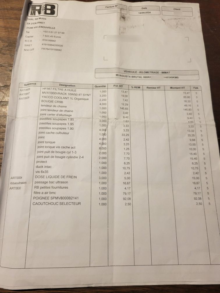 Photo MV AGUSTA BRUTALE 990