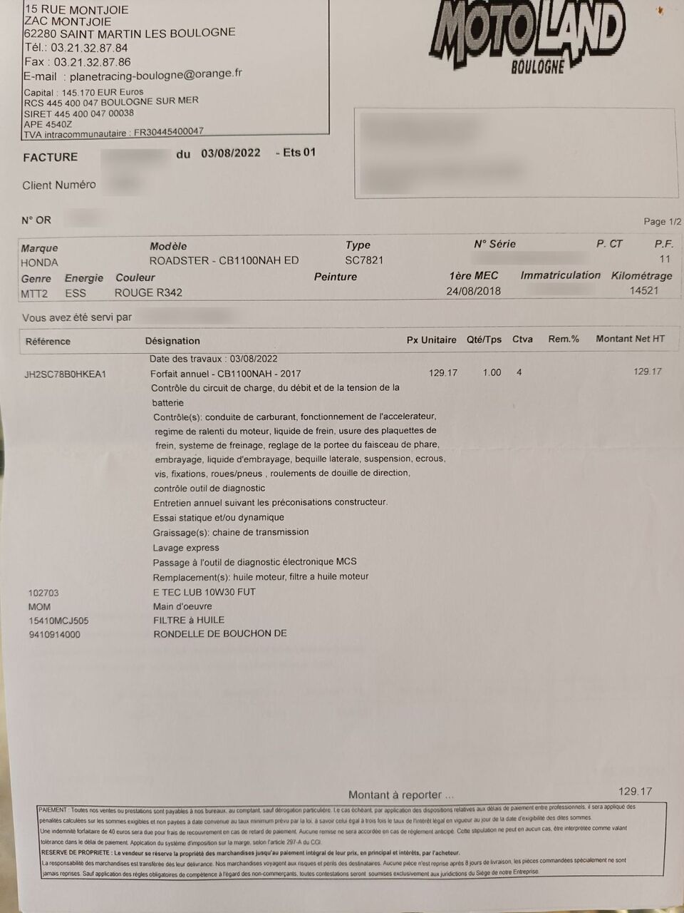 Photo HONDA CB 1100 RS