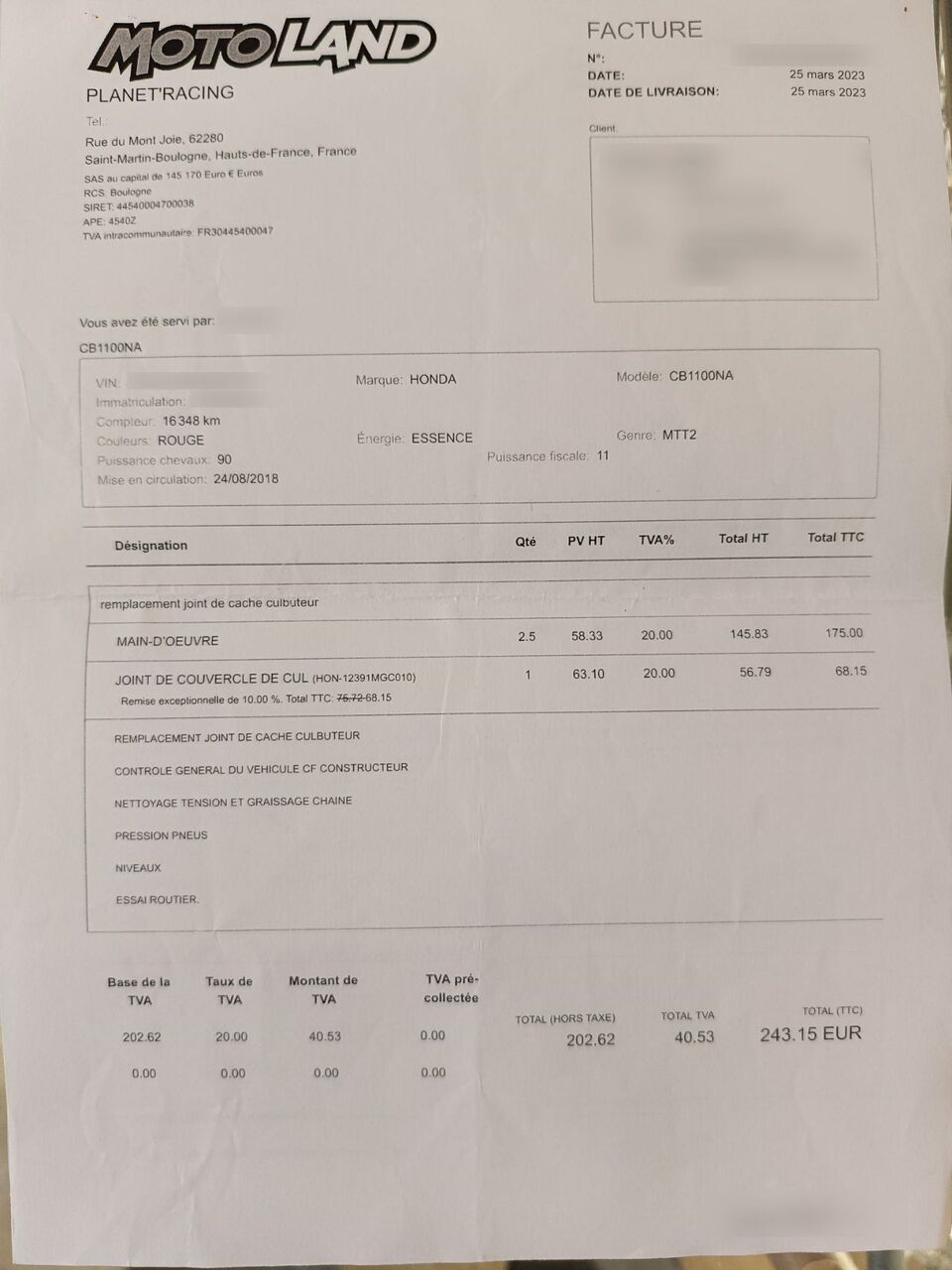 Photo HONDA CB 1100 RS