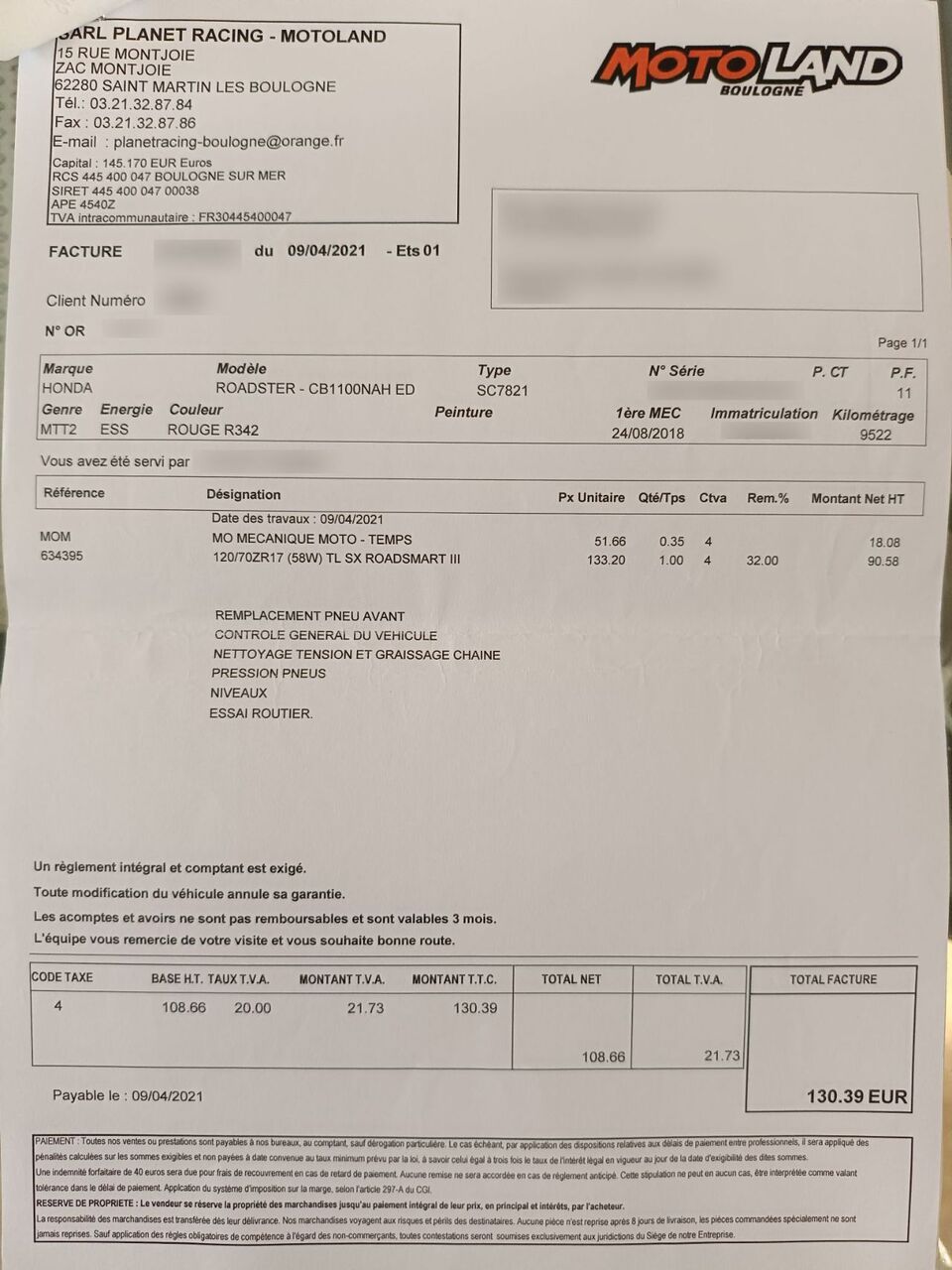 Photo HONDA CB 1100 RS