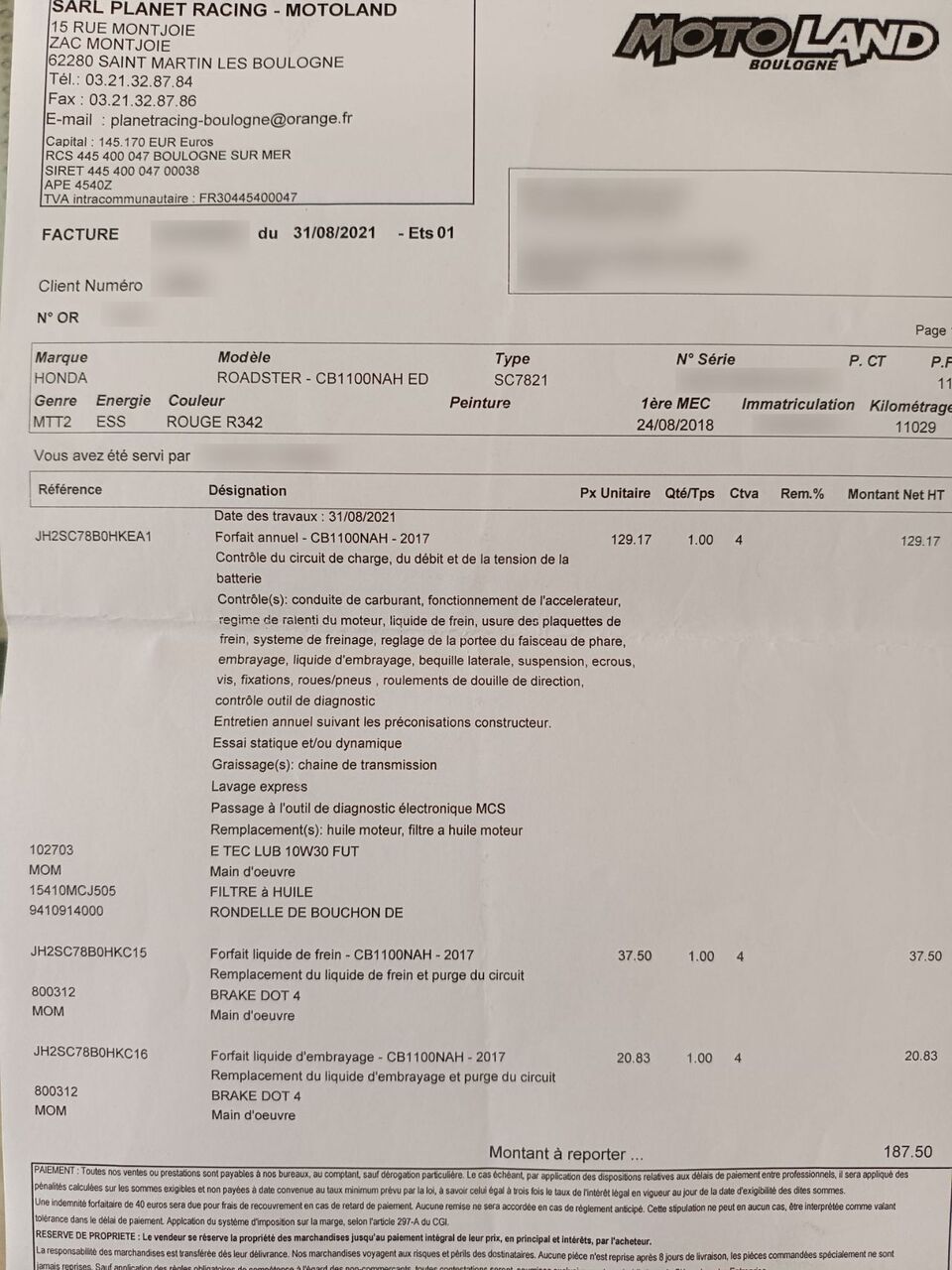 Photo HONDA CB 1100 RS