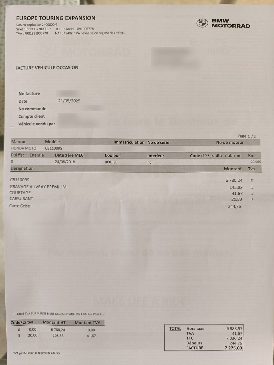 Photo HONDA CB 1100 RS