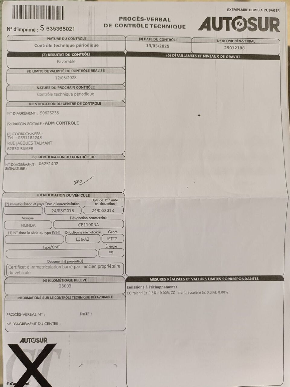 Photo HONDA CB 1100 RS