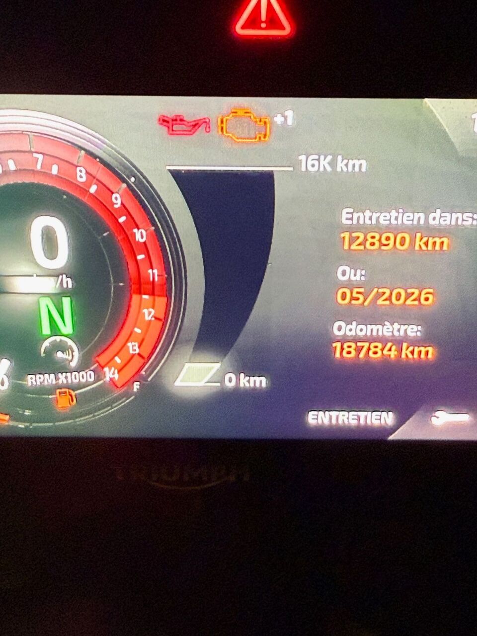 Photo TRIUMPH SPEED TRIPLE