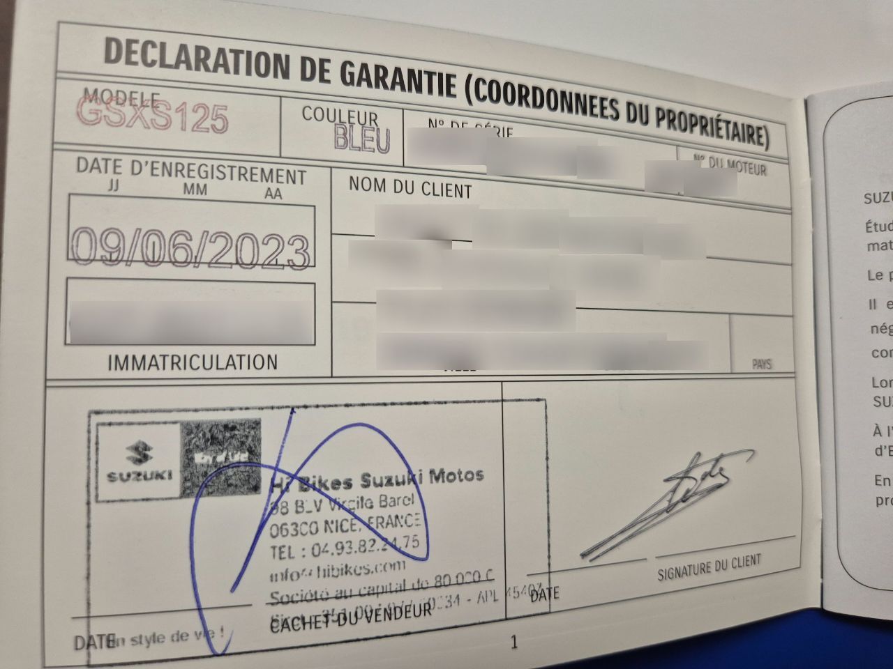 Photo SUZUKI GSX-S 125 ABS