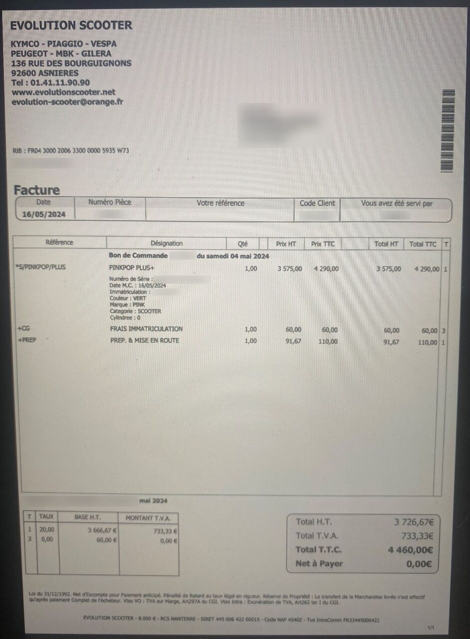 Photo PINK MOBILITY PINK POP