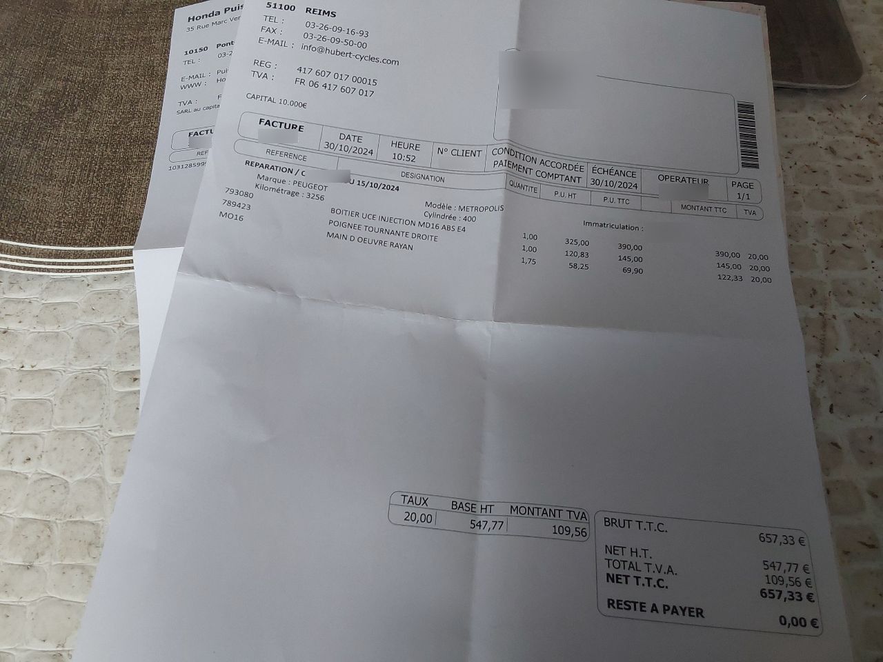 Photo PEUGEOT METROPOLIS