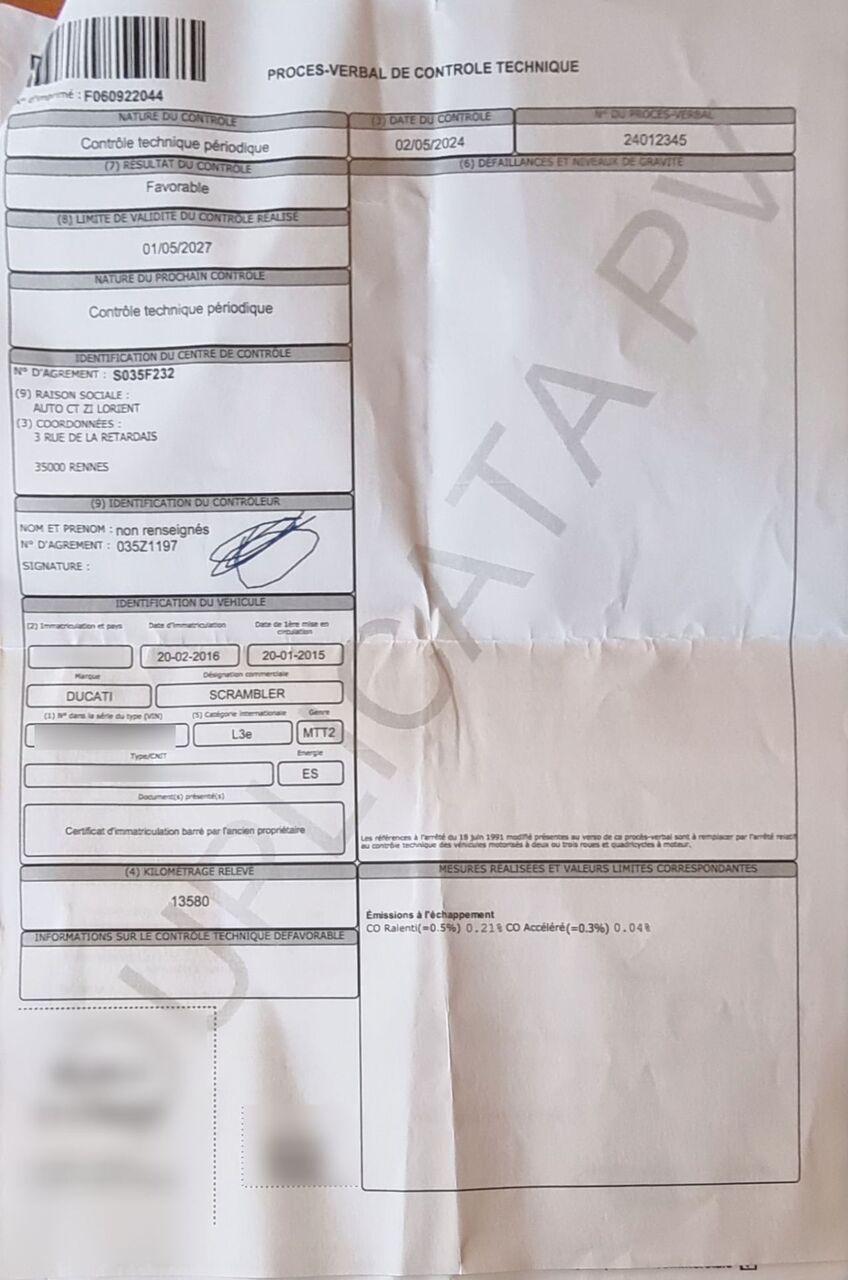 Photo DUCATI SCRAMBLER