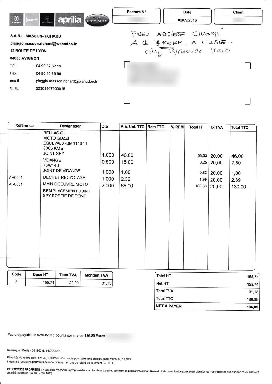 Photo MOTO GUZZI 940
