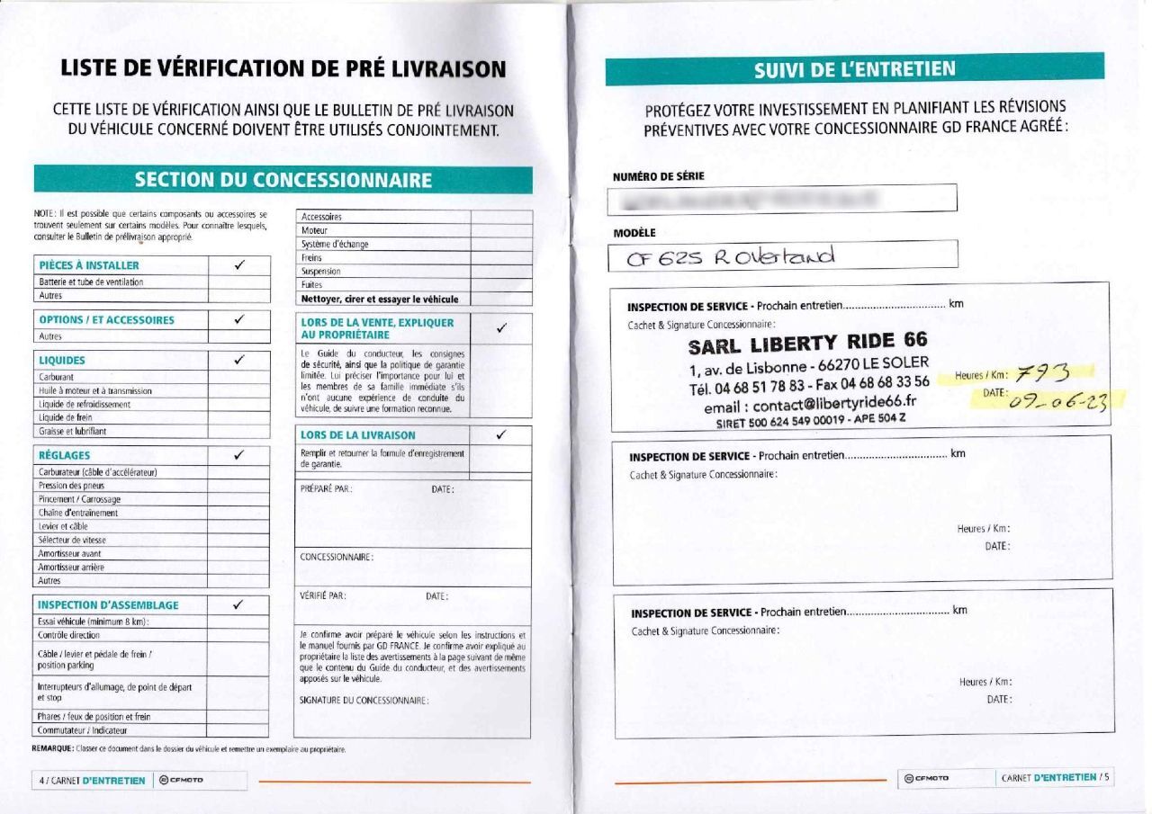 Photo CF MOTO AVEC COFFRE