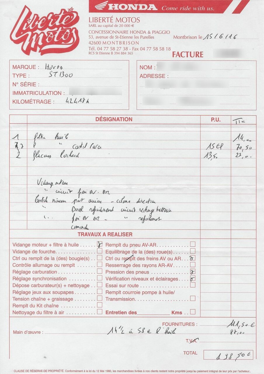 Photo HONDA PAN EUROPEAN