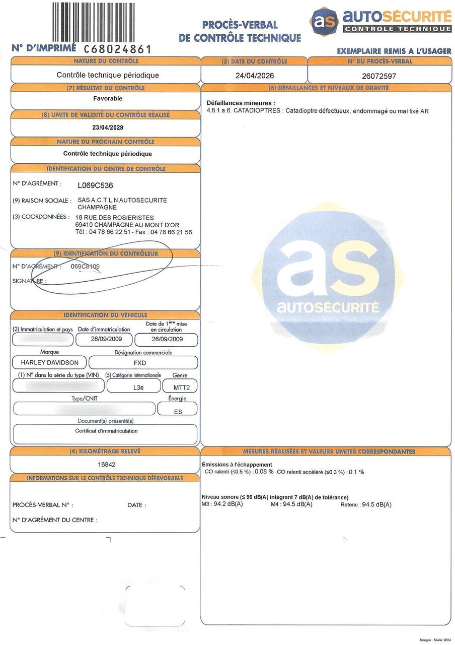 Photo HARLEY DAVIDSON WIDE