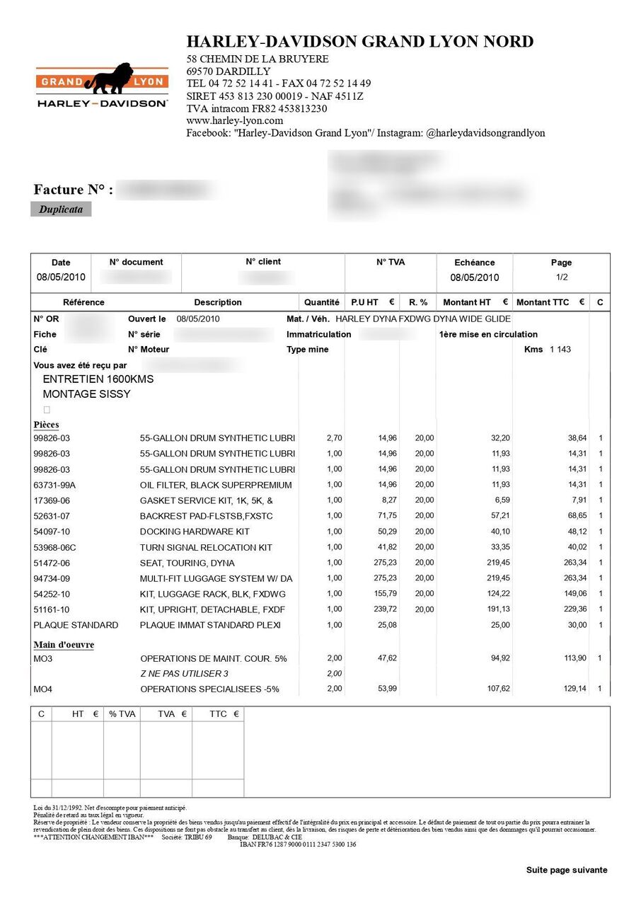 Photo HARLEY DAVIDSON WIDE