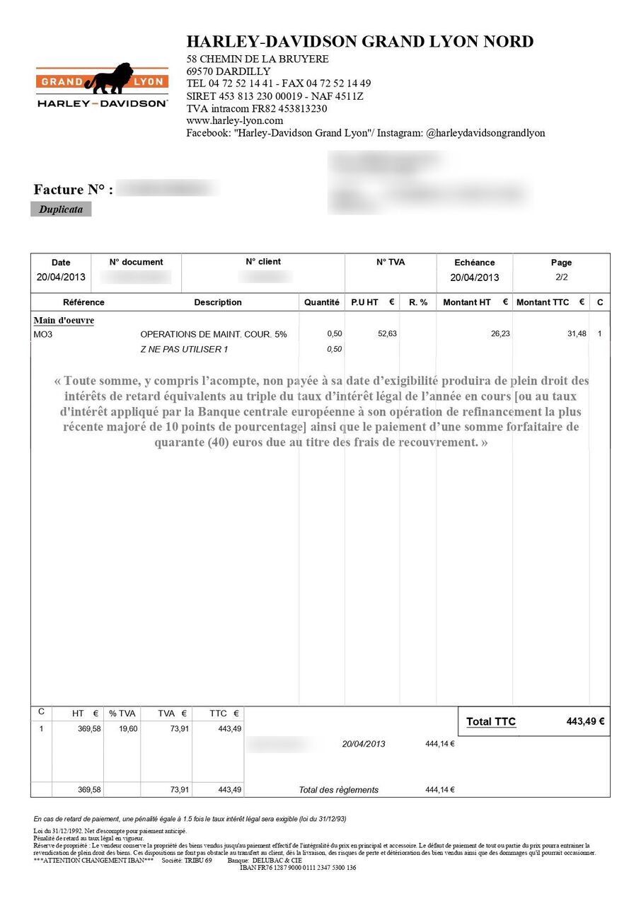 Photo HARLEY DAVIDSON WIDE