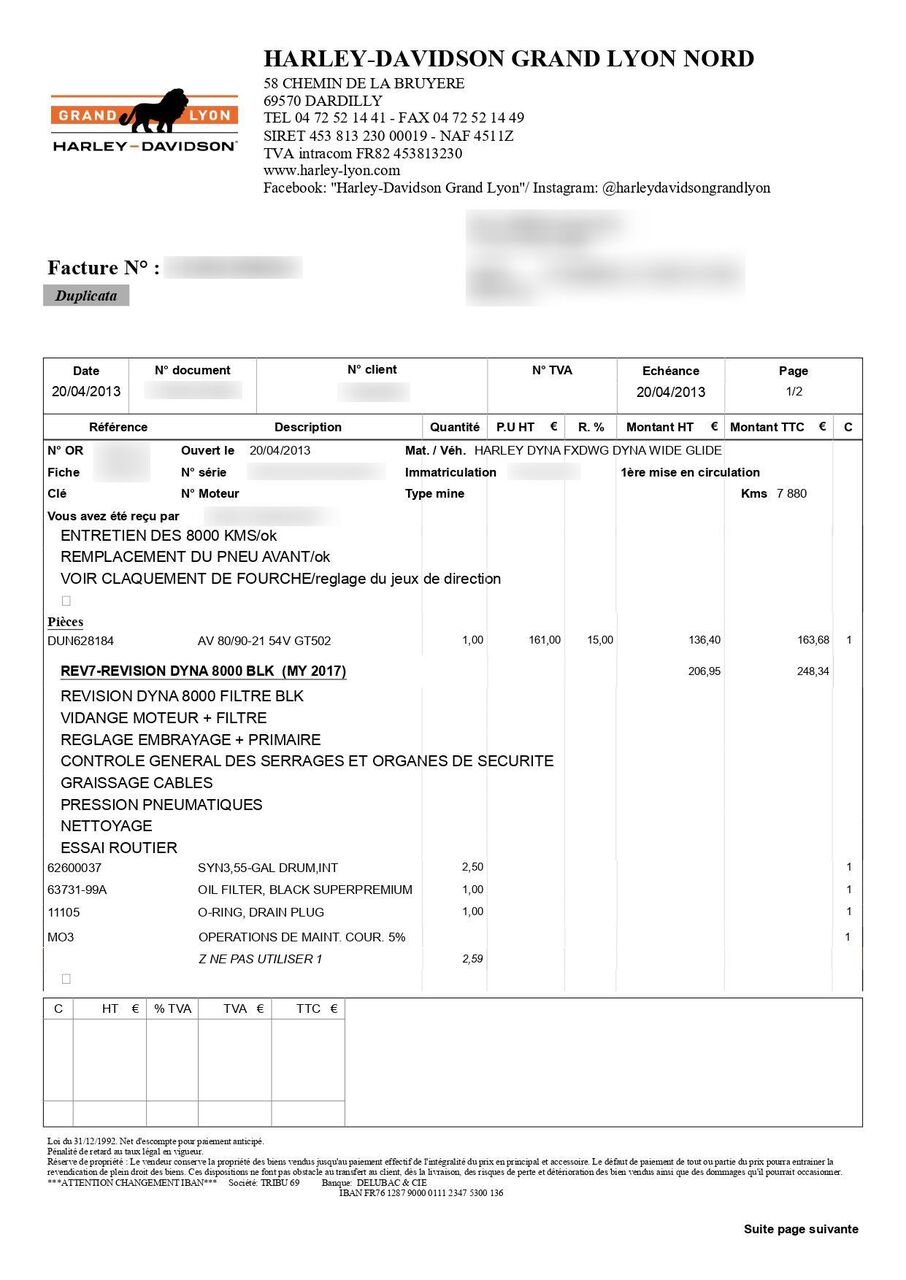 Photo HARLEY DAVIDSON WIDE