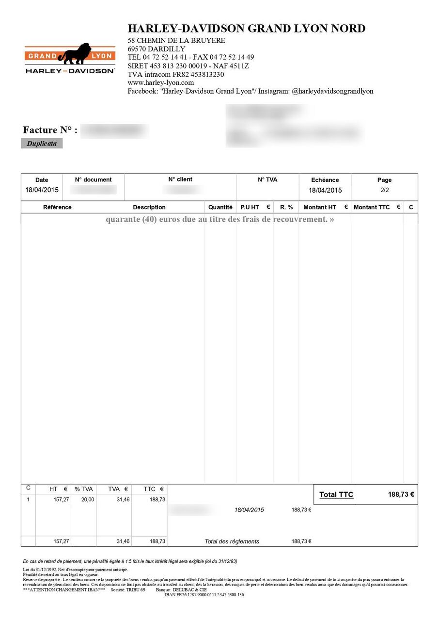 Photo HARLEY DAVIDSON WIDE