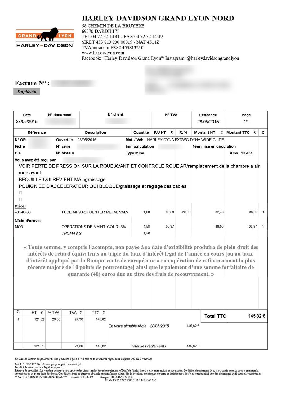 Photo HARLEY DAVIDSON WIDE