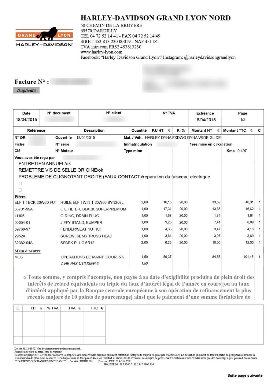 Photo HARLEY DAVIDSON WIDE