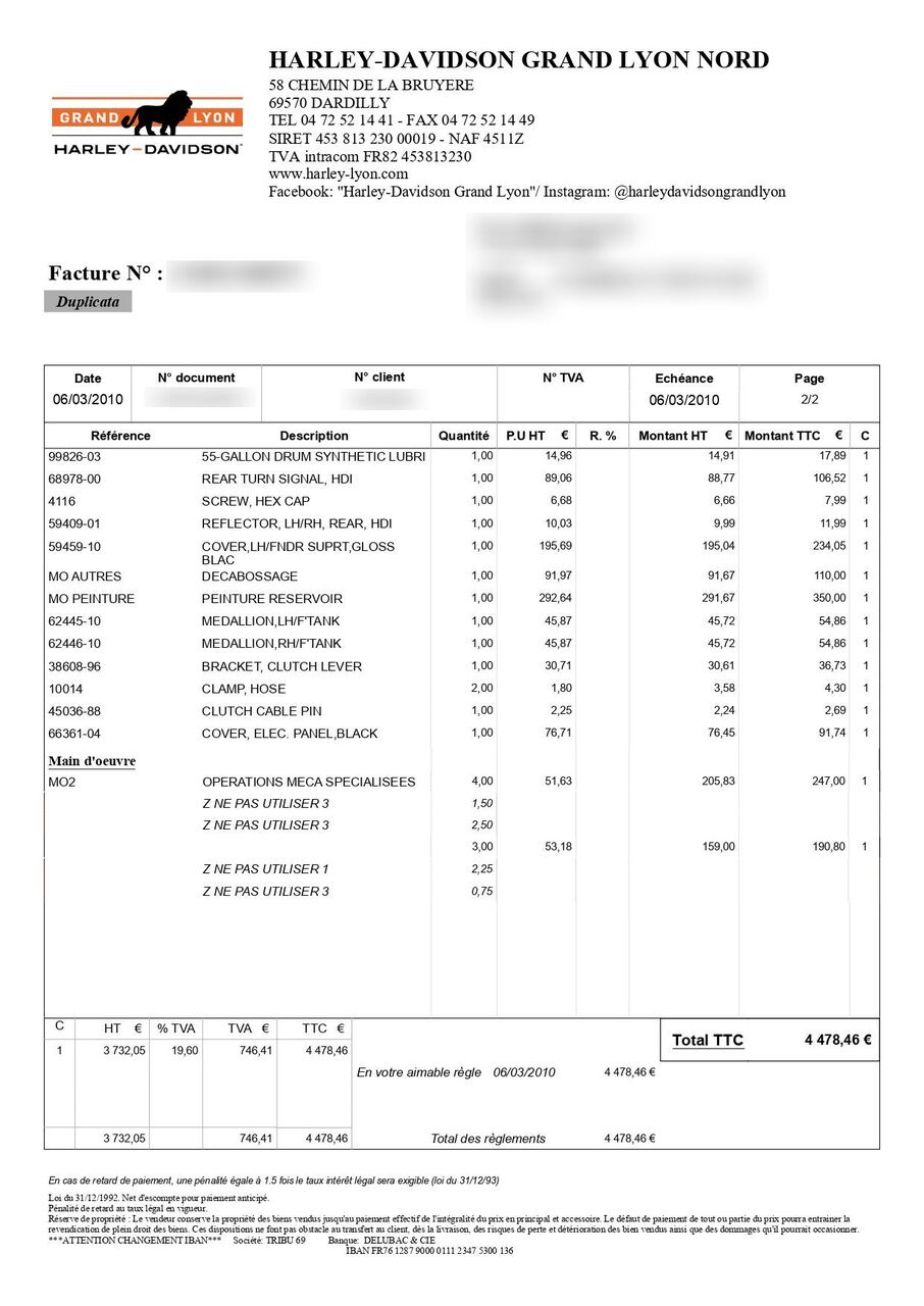 Photo HARLEY DAVIDSON WIDE