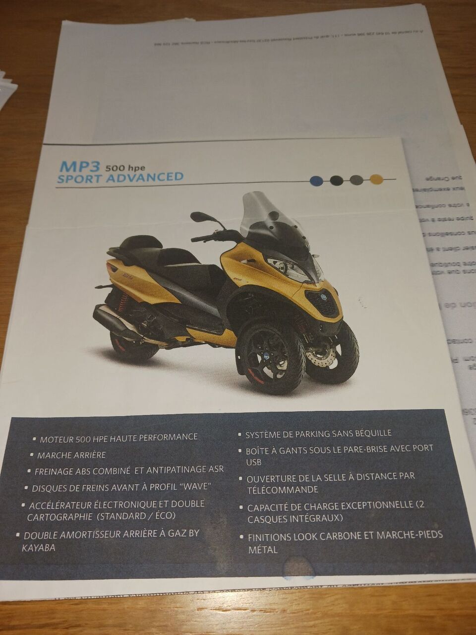 Photo PIAGGIO MP3
