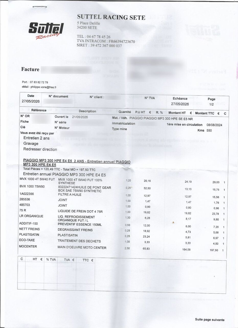 Photo PIAGGIO MP3 300 HPE