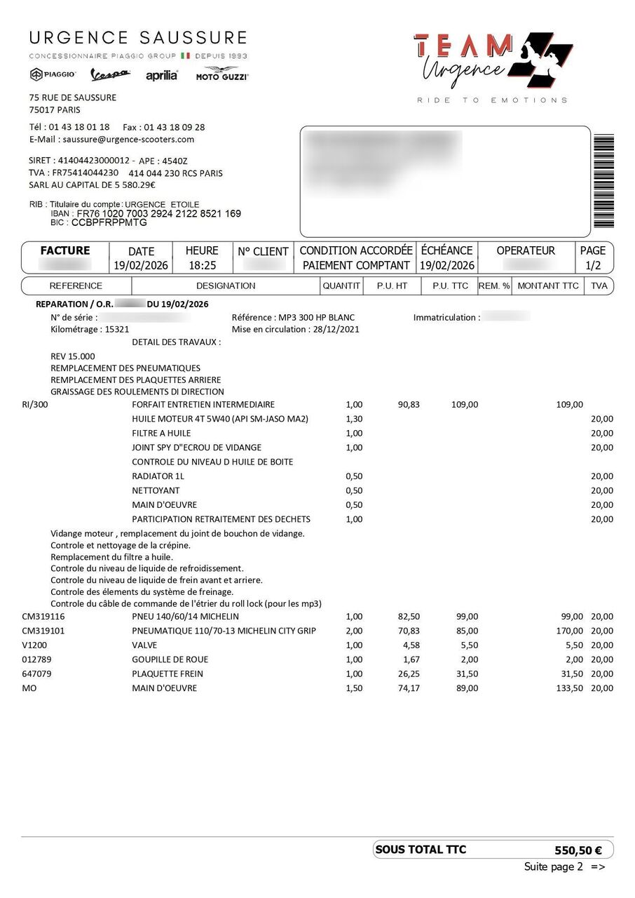 Photo PIAGGIO MP3 300 HPE