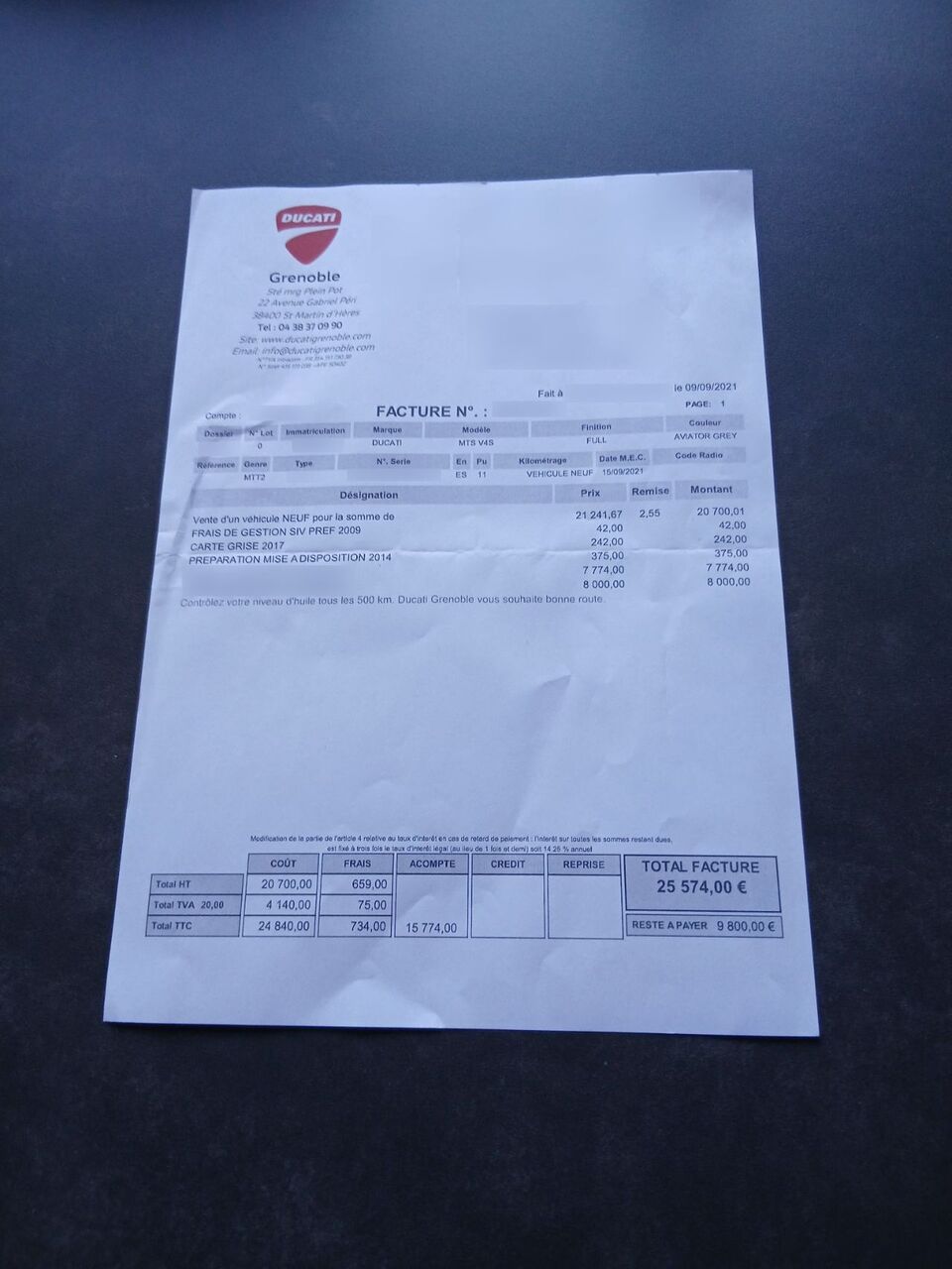 Photo DUCATI MULTISTRADA