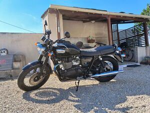 TRIUMPH BONNEVILLE T100 BLACK